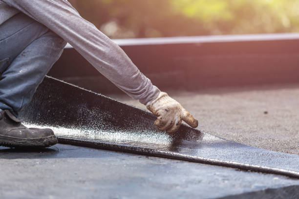 Professional Waterproofing technician working in South Bloomingville, OH